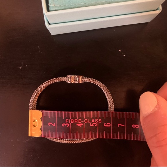 Tiffany & Co Mesh Somerset Bracelet w Heart Charm - Picture 6 of 6